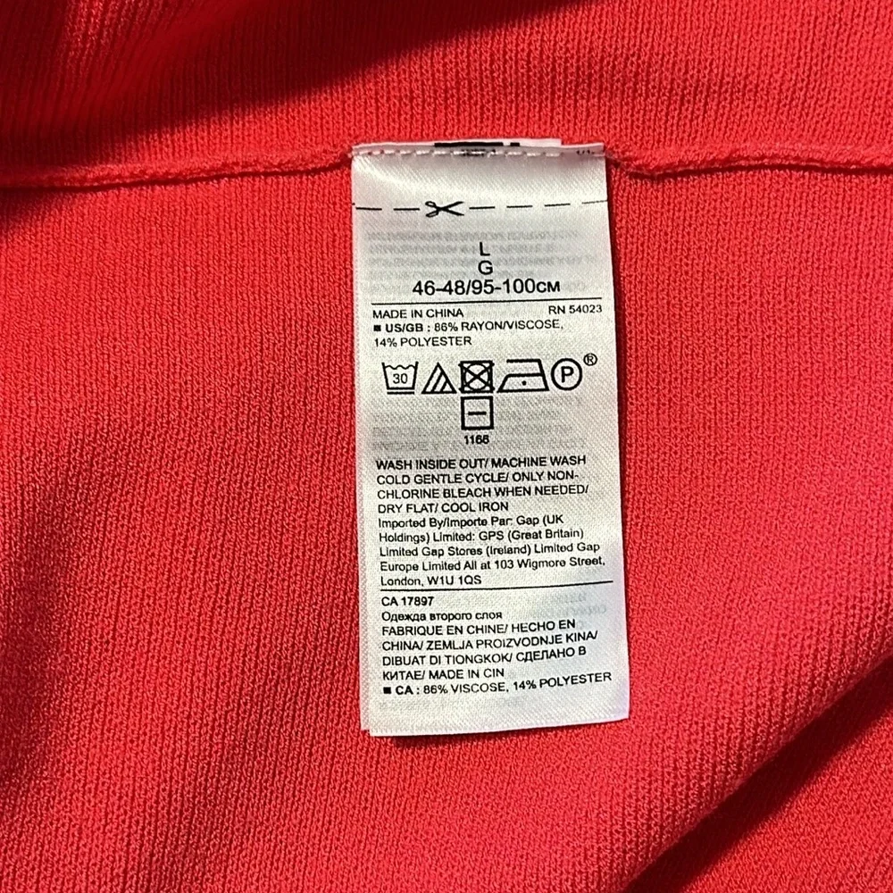 Banana Republic Coral Midi Sweater Dress NWOT - Picture 8 of 9